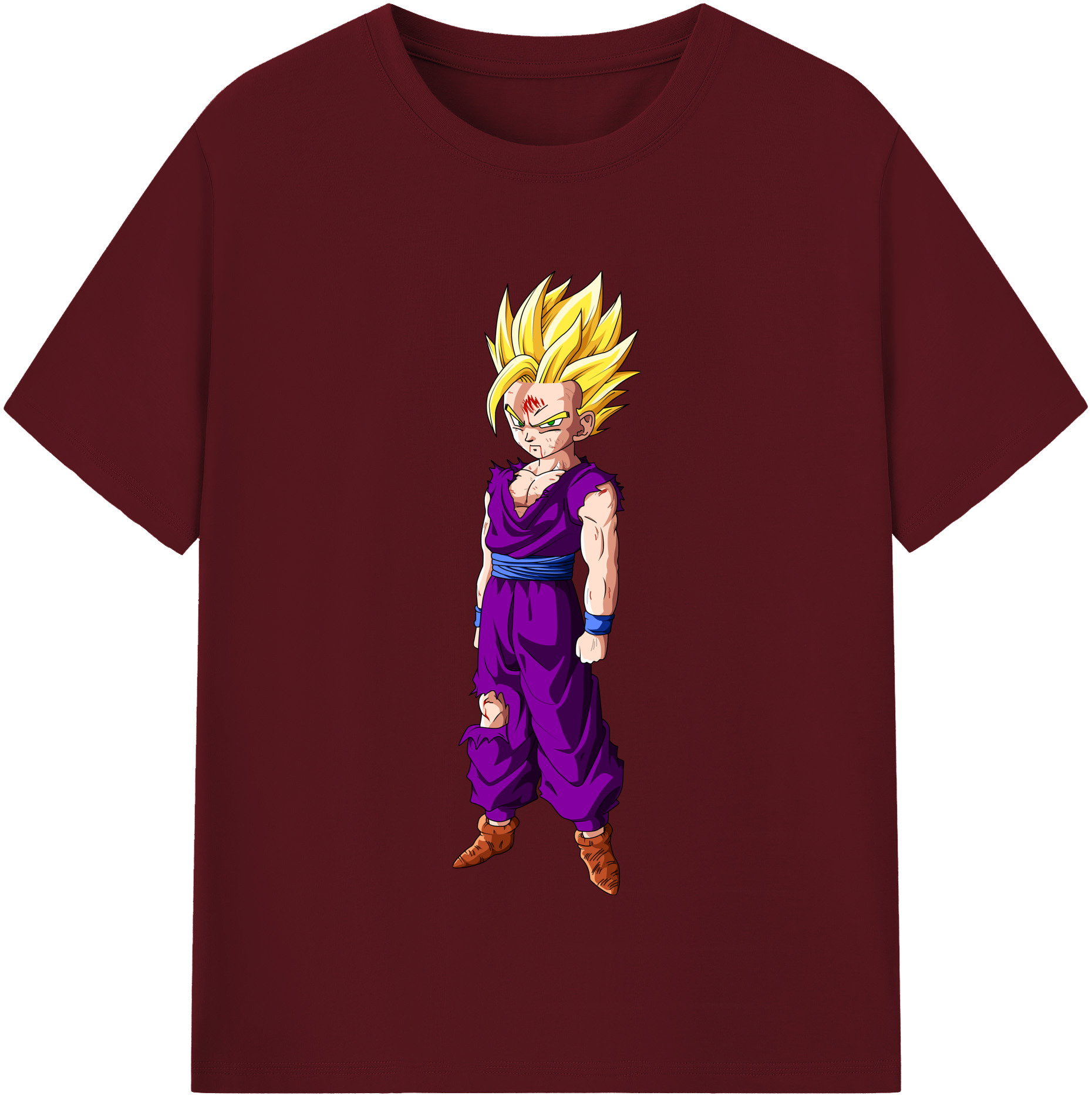 （画像用） ドラゴンボール 孫 悟飯（そんごはん）DRAGON BALL Son Gohan 綿100％半袖Tシャツ（フロントプリント）